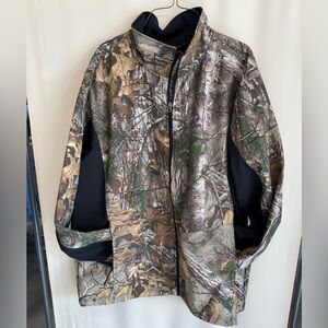 Port Authority Black and Brown Camo Jacket